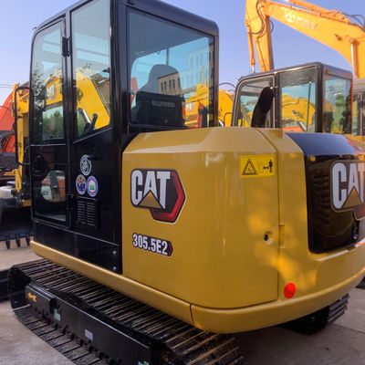 建設 黄 Cat305 2手掘削機 中古 カタツムリ掘削機 5400kg