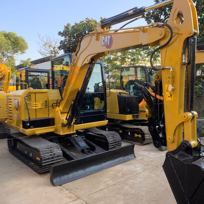 建設 黄 Cat305 2手掘削機 中古 カタツムリ掘削機 5400kg