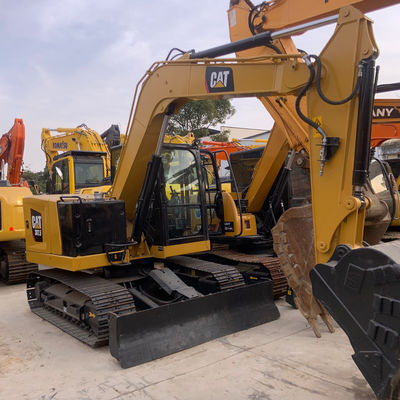 7210kg 大型用キャット掘削機 二手用 ハイドロリッククローラー掘削機 CAT307