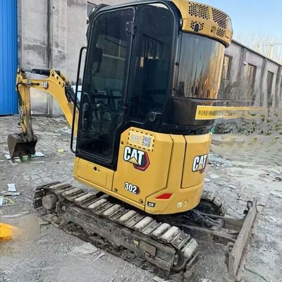 材料処理 古いミニ掘削機 掘削機 Cat302 地球移動機械