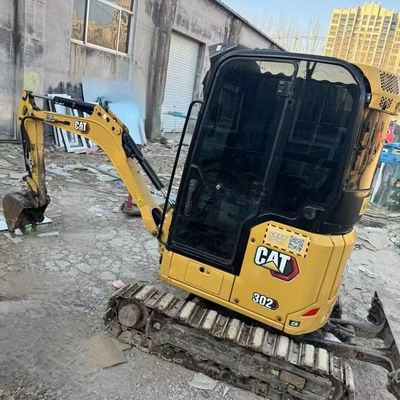 材料処理 古いミニ掘削機 掘削機 Cat302 地球移動機械