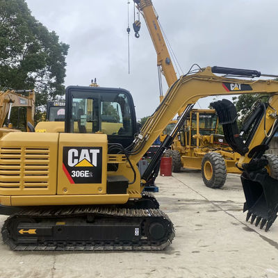 中古の建設機械 道路建設用 掘削機 Cat306E2 34.7kw