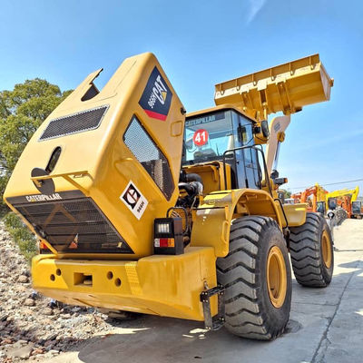 建築用バックホーローダー CAT 966H 6T 負荷 二手トラクター バックホーローダー