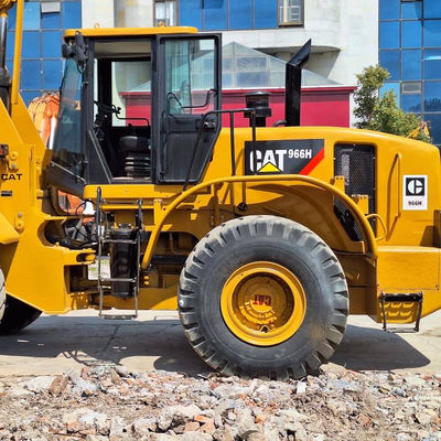 建築用バックホーローダー CAT 966H 6T 負荷 二手トラクター バックホーローダー