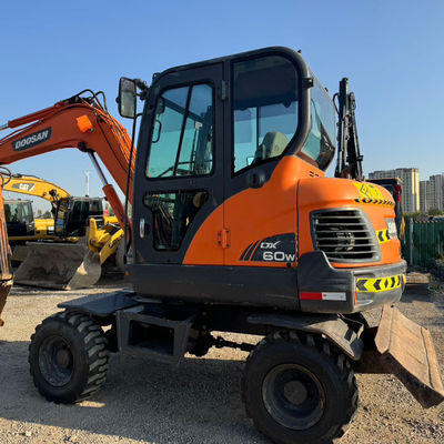 48KW 中古DOOSAN掘削機 ドーサンDX60W 水力クローラー掘削機 5550 kg