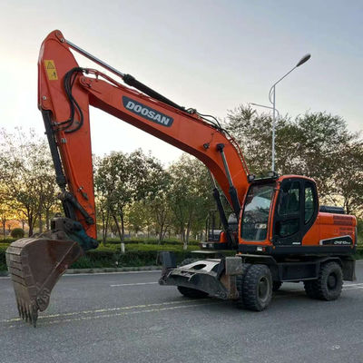 ドーサン DX210W 中古車輪掘削機 水力ミニ中古掘削機 20100 kg