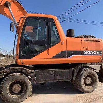 Doosan 210w-7 中古車輪掘削機 掘削機 115kW 鉱業用