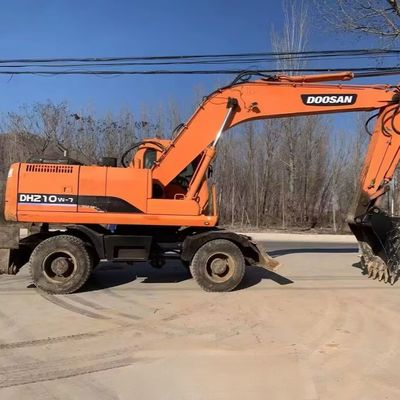 Doosan 210w-7 中古車輪掘削機 掘削機 115kW 鉱業用