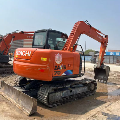 ヒタチZX70 中古水力掘削機 クローラー型掘削機 6510 kg