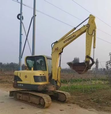 中古ハインダイ 60 掘削機 掘削機 ミニ 水力 クローラー 掘削機 5850kg