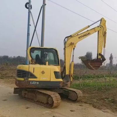 中古ハインダイ 60 掘削機 掘削機 ミニ 水力 クローラー 掘削機 5850kg