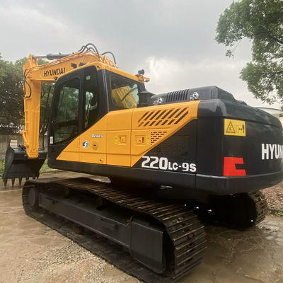 建設 古い掘削機 ヒューンダイ 220lc-9s 黄色 二手掘削機