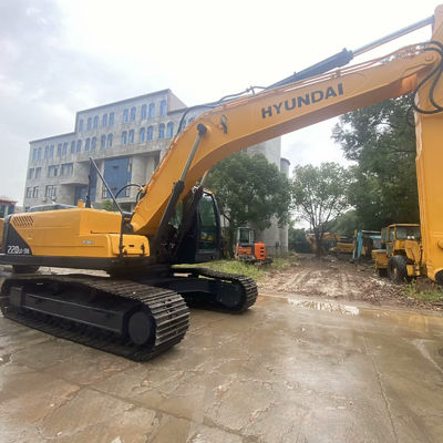 建設 古い掘削機 ヒューンダイ 220lc-9s 黄色 二手掘削機