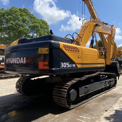125KW 中古ハインダイ掘削機 ハインダイ305lc-9s 水力クローラー掘削機 黄色