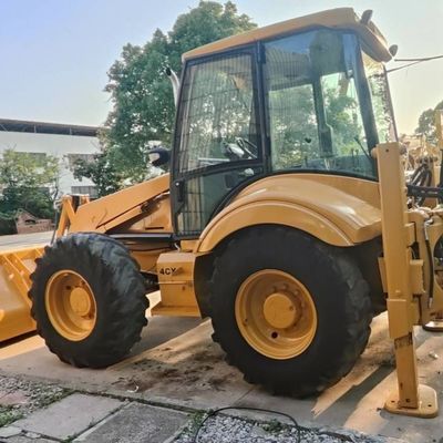 74.6kW JCB 4CX 中古 ローダー 黄色 4378kg リフト 中古 バックホー ローダー 輪 移動