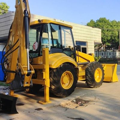 74.6kW JCB 4CX 中古 ローダー 黄色 4378kg リフト 中古 バックホー ローダー 輪 移動