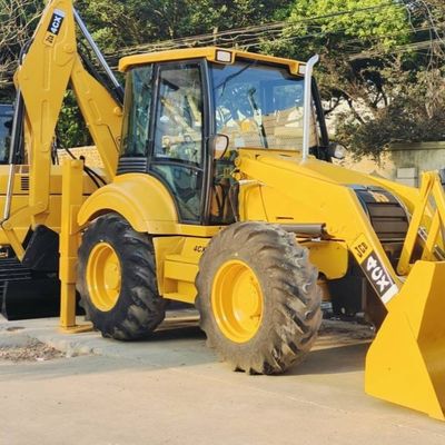 74.6kW JCB 4CX 中古 ローダー 黄色 4378kg リフト 中古 バックホー ローダー 輪 移動