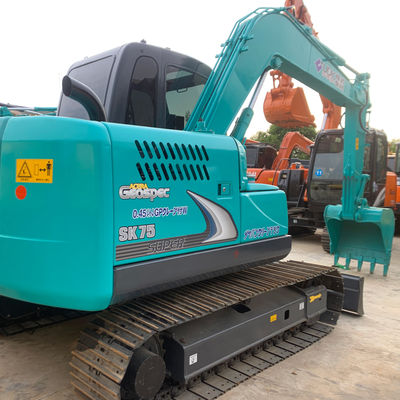 7000kg 水力用古掘機 コブレコ Sk75 41kw 建設用掘削機