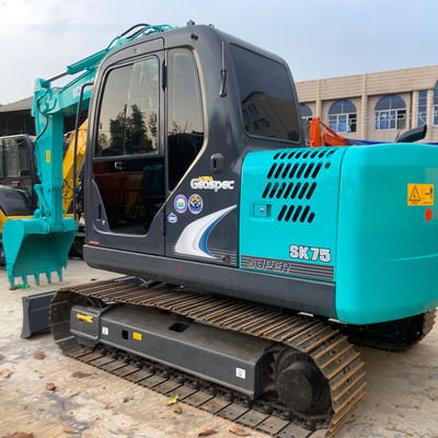 7000kg 水力用古掘機 コブレコ Sk75 41kw 建設用掘削機