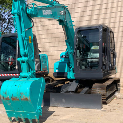 7000kg 水力用古掘機 コブレコ Sk75 41kw 建設用掘削機