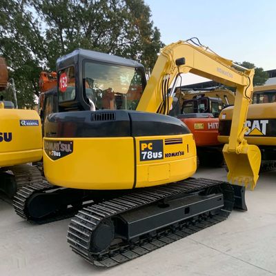中古のコマツー掘削機 Pc78 7.67 トン 中古 クローラー掘削機 建設用