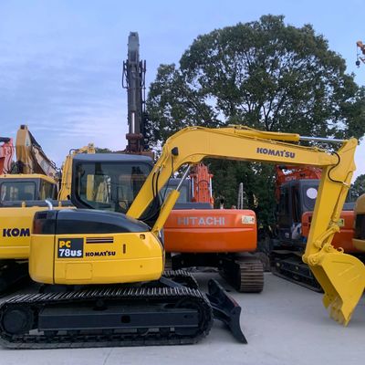 中古のコマツー掘削機 Pc78 7.67 トン 中古 クローラー掘削機 建設用