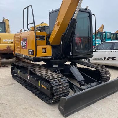 黄色 旧式ミニ掘削機 SANY 95c 中古掘削機 9180kg