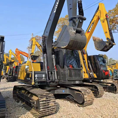 VOLVO EC140 中古水力掘削機 77KW オールドボルボ クローラー掘削機 高効率