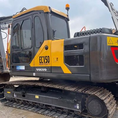 よく維持された中古 ヴォルボ 水力掘削機 ヴォルボ150D 古い建設機器