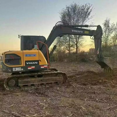 ボルボ80D 中古 ミニ掘削機 道路建設用 42kw 2100rpm