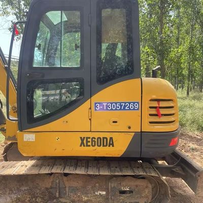 黄色 中古 XCMG 掘削機 掘削機 Xcmg 60DA 小型 クローラー掘削機