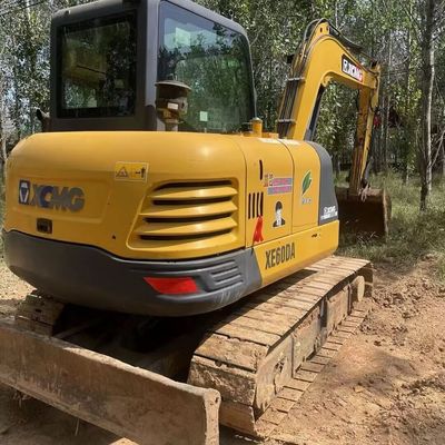 黄色 中古 XCMG 掘削機 掘削機 Xcmg 60DA 小型 クローラー掘削機