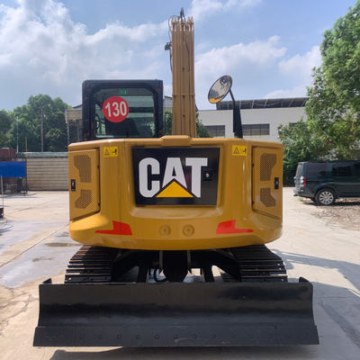 クローラー型 中古掘削機 CAT307.5 バックホーバケット付き古いカタツムリ掘削機
