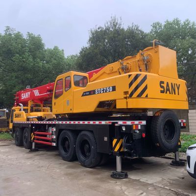 75トンの荷重 使用されたSany 750クレーン 建設用 水力中古トラッククレーン